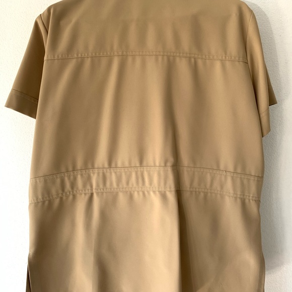 VTG 60s RETRO 2 pc SAFARI SUIT 4 pocket TAN KHAKI - Picture 3 of 8